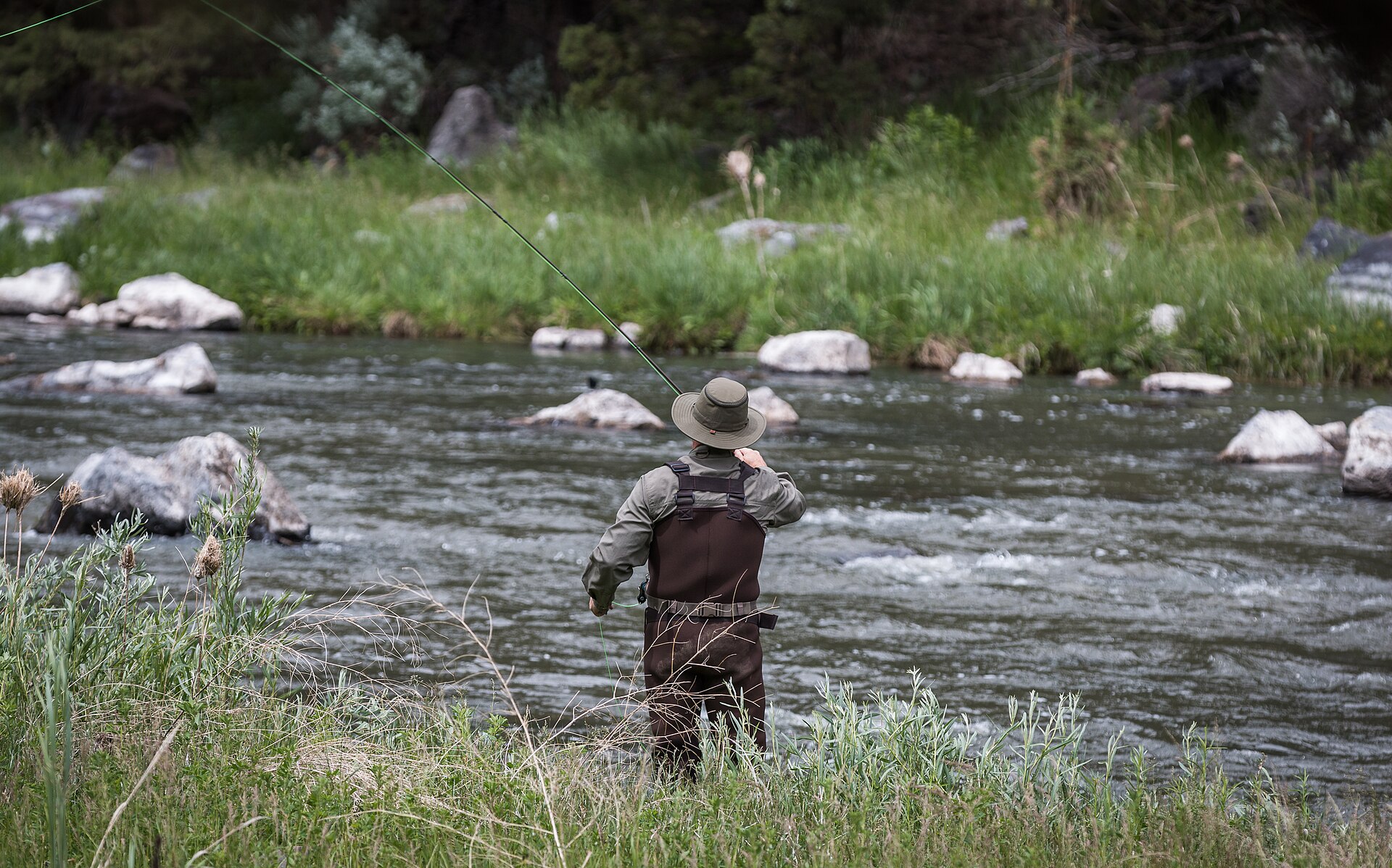 Fly fishing on the Crooked Wild and Scenic River (36315110041)